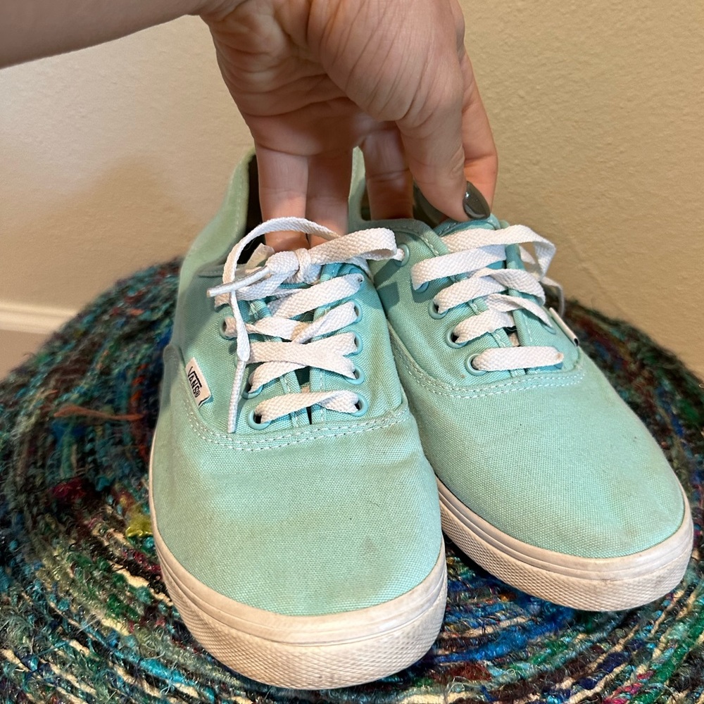Vans teal
